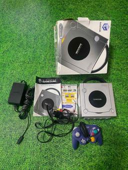 Nintendo GameCube with Box and Manual