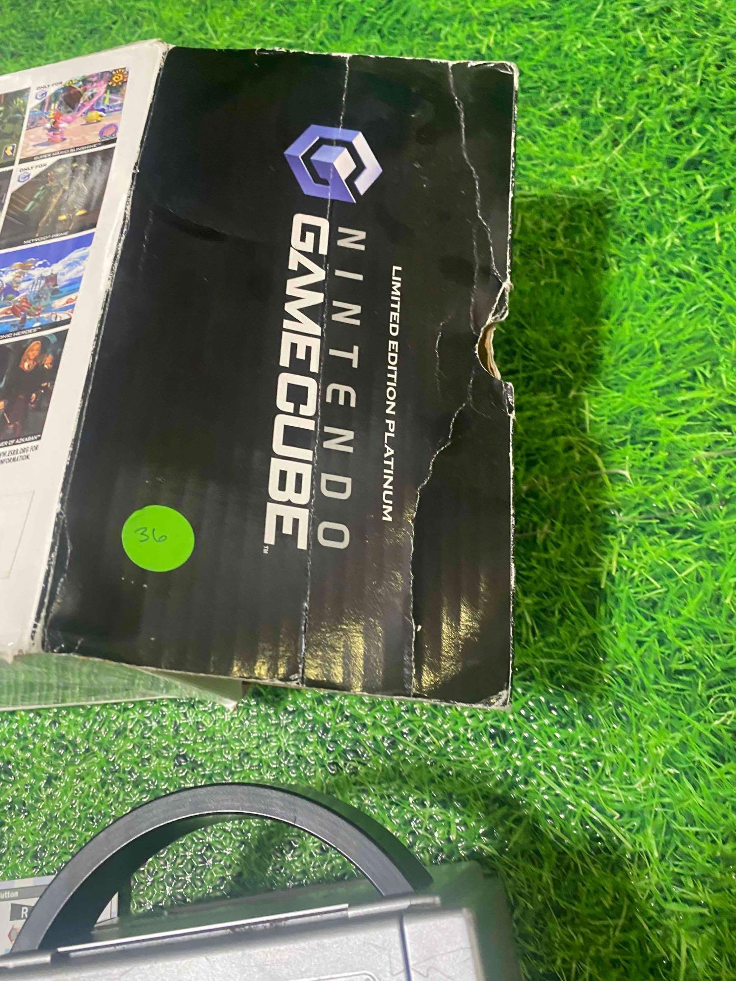 Nintendo GameCube with Box and Manual