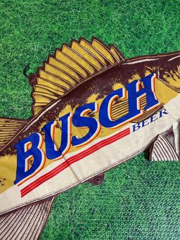 Vintage 1998 inflatable busch beer fish