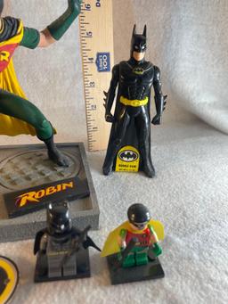 Assorted Batman and Robin Collectibles