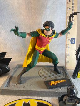 Assorted Batman and Robin Collectibles