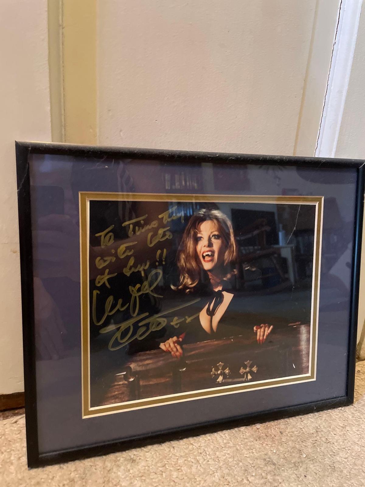 The Vampire Lovers Movie Still Signed By Ingrid Pitt