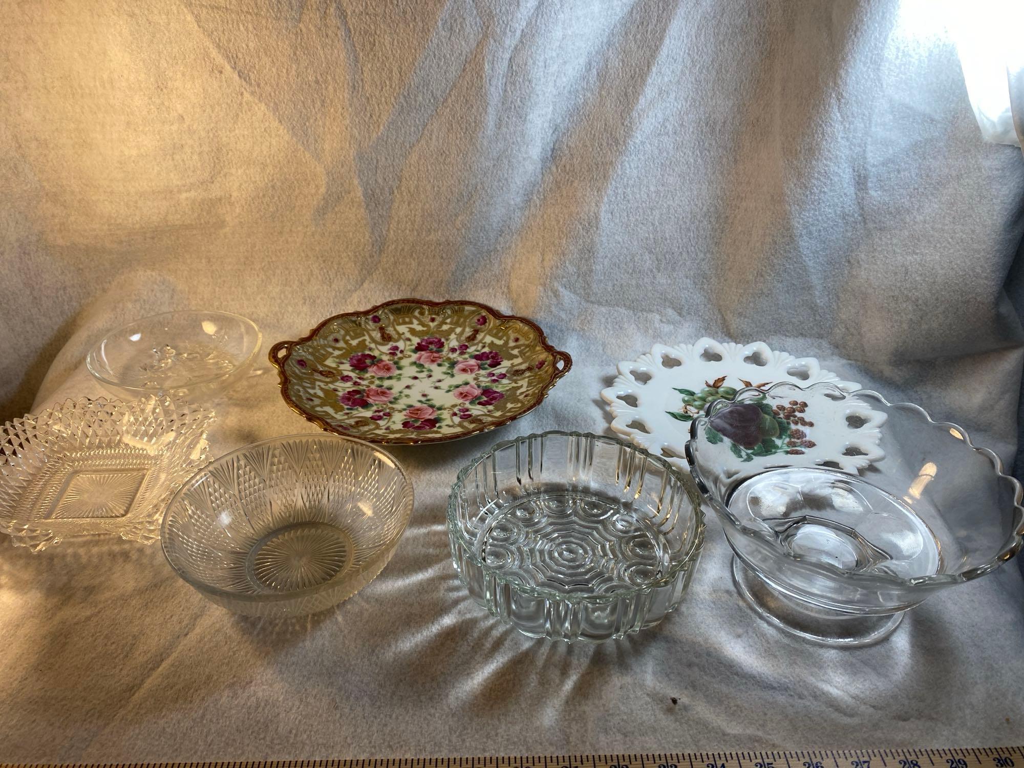 Vintage Serveware With Dessert Platter