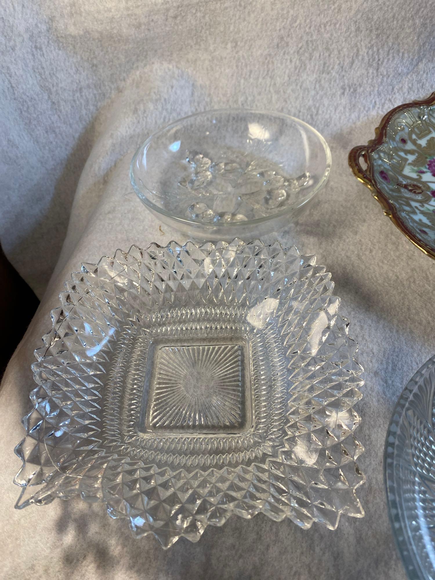 Vintage Serveware With Dessert Platter