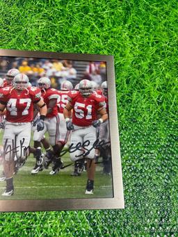 AJ Hawk, Bobby Carpenter, Anthony Schlegel Autographed 8x10 Photo Pic Ohio State