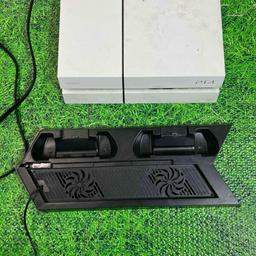 white playstation 4 tested with cord