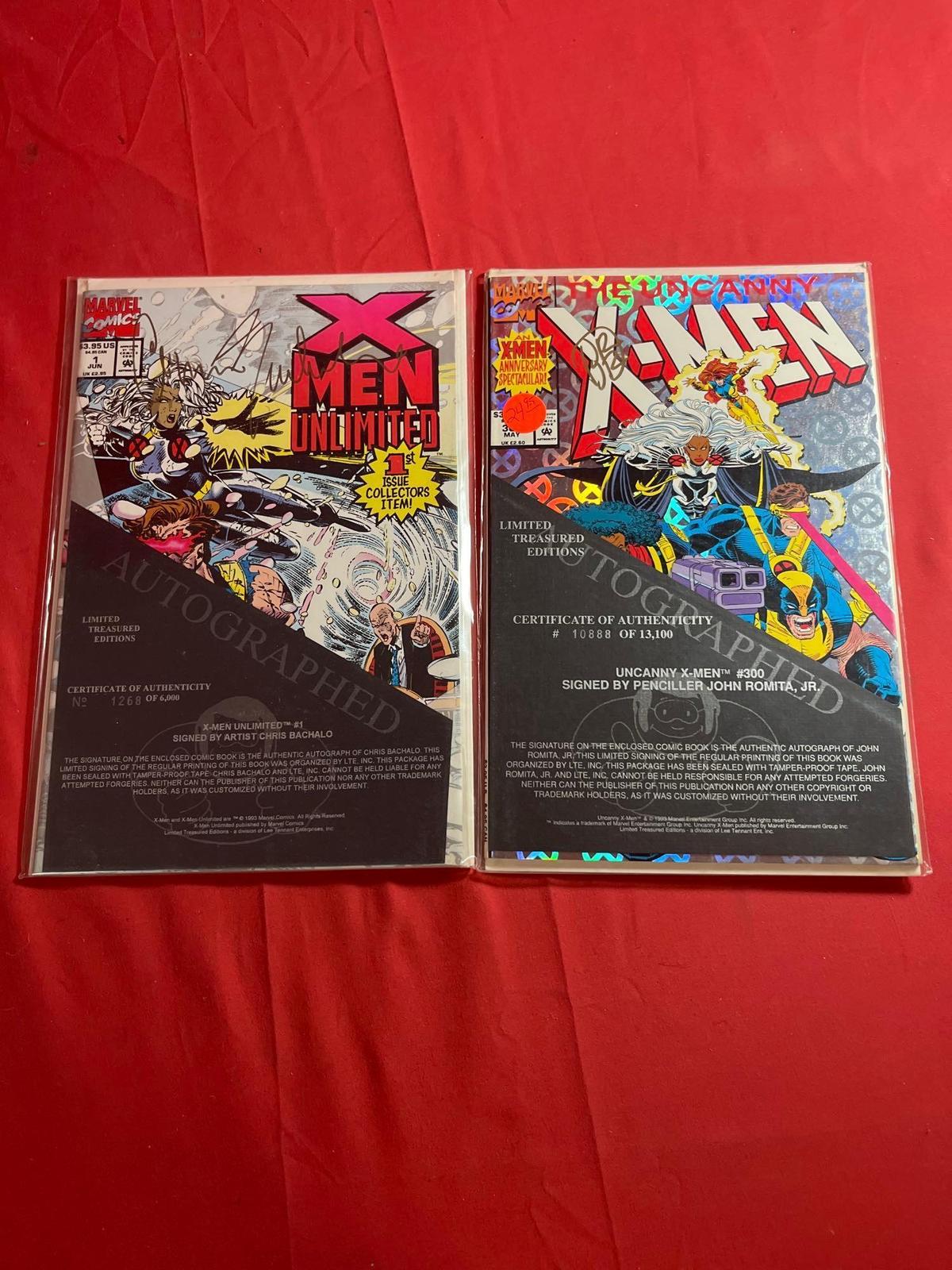 Signed X-Men Comics (2)