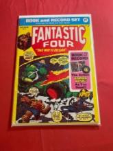 Vintage Fantastic Four Book And Record Set