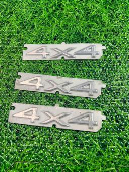 3 vintage deadstock jeep 4 x 4 emblems