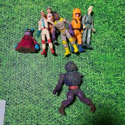 vintage 80s ghostbusters toys and he man toy