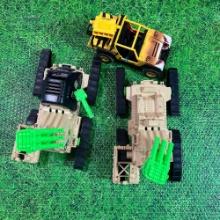 3 vintage GI joe toy vehicles