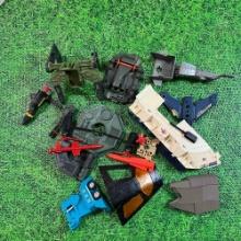 big lot of gi joe 80s toy parts and accessories