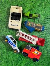 vintage toy cars some made in italy metal and plastic