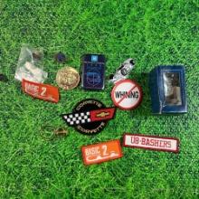 vintage patches and pins