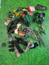 large lot of Vintage GI Joe toy parts and venom