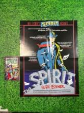 vintage will eisner spirit comic poster and book