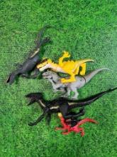 lot of jurassic world toy dinosaurs