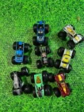 8 hot wheels monster trucks