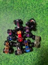 lot of hot wheel monster trucks