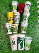 vintage michigan state cups