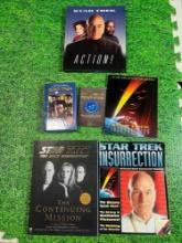 vintage star trek books and passport