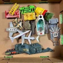 vintage metal model airplanes and toy accessories gi joe