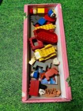 lot of bigger piece legos