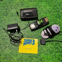 vintage Super Nintendo controller super mario 3 manual walk man and more