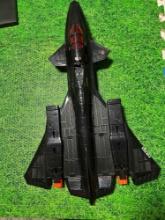 large vintage 80s gi joe Cobra night raven toy plane