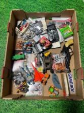 vintage lot of toys, parts, and more
