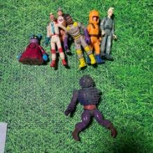vintage 80s ghostbusters toys and he man toy