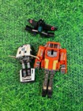 three vintage transformers