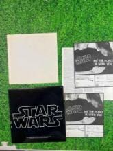 1977 star wars record with poster