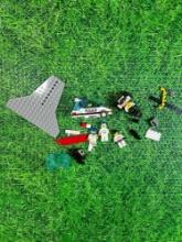 vintage lot of LEGOs and figures