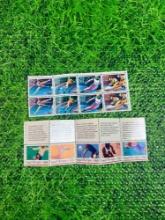 vintage collection of Olympic stamps