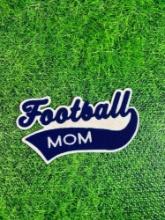 large football mom varsity patch