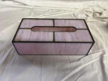 Vintage Glass Tissue Box Cover