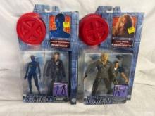 Mystique and Sabretooth Action Figures NIb