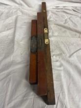 (3) Antique Levels