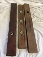 (3) Antique Levels