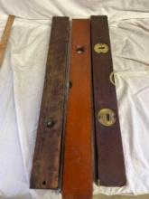 Antique Stanley and Henry Disston Levels