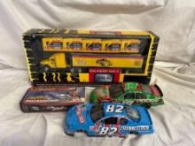 NASCAR Truck and Trailer, Mag Lite and Cars