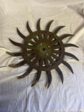 Antique John Deere Rotary Hoe Wheel