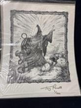 Signed Tony Purcell Litho