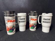 Four Racing Theme Mugs