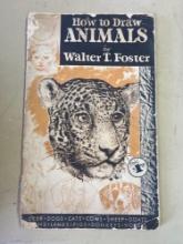 Vintage How To Draw Animals Book