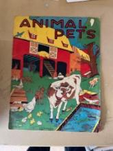 Antique Animal Pets Book