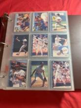Binder Full Of Baseball Cards