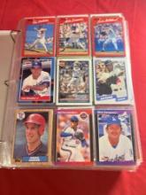 Binder Full Of Vintage Baseball Cards