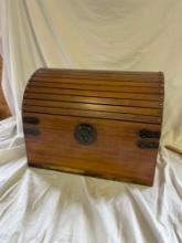Vintage Wood Storage Chest